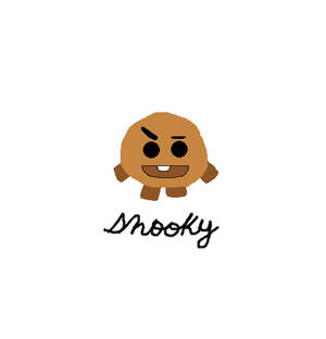 Shooky Bt21 Digital Art Wallpaper