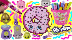 Shopkins Donuts Coloring Book Wallpaper