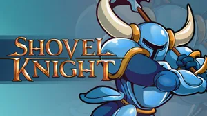 Shovel Knight Blue And Gold Armor Wallpaper