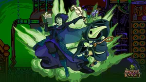 Shovel Knight Villains Enchantress And Plague Wallpaper
