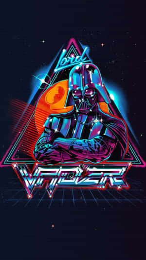 Show Loyalty To The Dark Side With The Darth Vader Iphone. Wallpaper