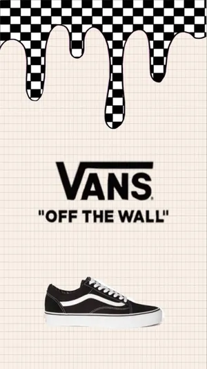 Show Off Your Cool Side With This Vans Logo Wallpaper
