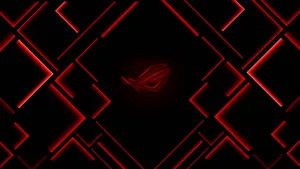 Show Off Your Cool Side With This Vibrant Red And Black Pattern Wallpaper