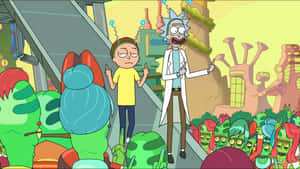 Show Off Your Geek Pride With A Rick And Morty Macbook Wallpaper