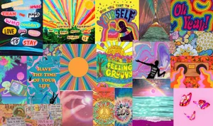 Show Off Your Hippie Vibes With This Aesthetic Laptop Wallpaper