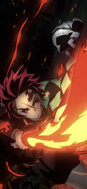 Show Off Your Passion For Demon Slayer And Kohaku With This Iphone 11 Case Wallpaper