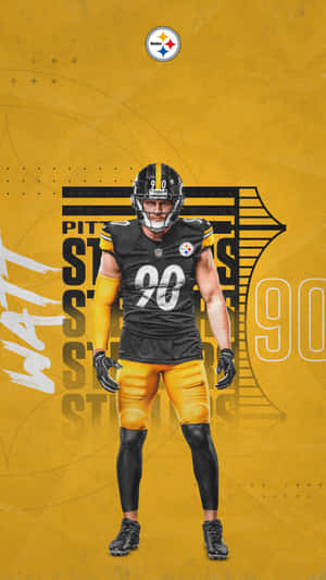 Show Off Your Pittsburgh Steelers Pride With This Sleek Iphone! Wallpaper