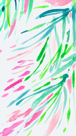 Show Off Your Style With This Lilly Pulitzer Iphone Wallpaper