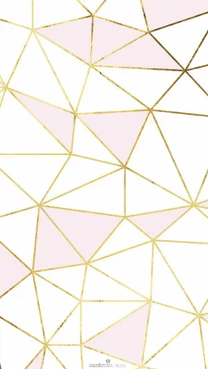 Show Off Your Style With This Unique Geometric Iphone Wallpaper Wallpaper