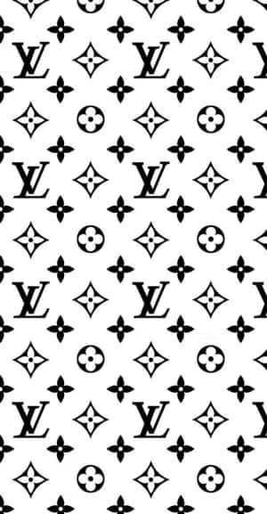 Show Off Your Stylish Louis Vuitton Print Wallpaper