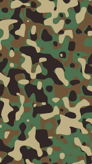 Show Off Your Wild Side With This Bright Green Camo Print. Wallpaper