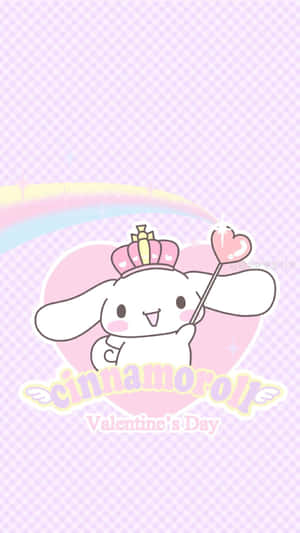 Show Some Love To The Magical World Of Cinnamoroll With This New Cell Phone. Wallpaper