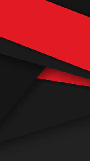 Show Your Bold Sense Of Style With This Black And Red Iphone. Wallpaper