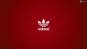 Show Your Bold Style With The Iconic Adidas Red Logo Wallpaper