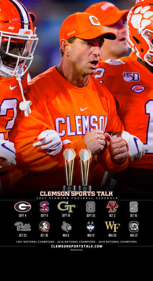 Show Your Clemson Pride With This Iphone Wallpaper