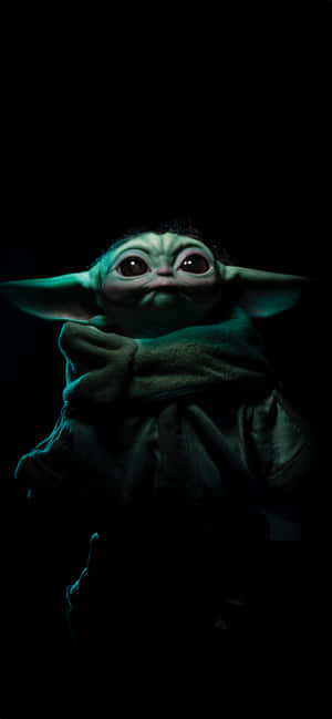 Show Your Friends You're The Biggest Fan Of Baby Yoda With This Cool Iphone Wallpaper Wallpaper