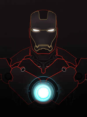 Show Your Iron Man Fandom By Sporting This Iron Man Iphone X. Wallpaper