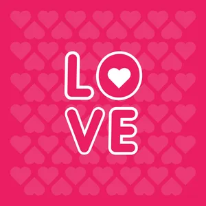 Show Your Love With An Inscription And Hearts Wallpaper