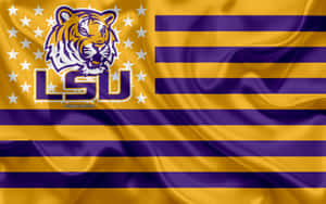 Show Your Lsu Tiger Pride With This Vibrant Wallpaper Wallpaper