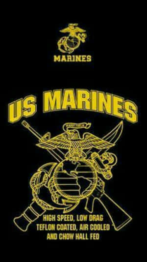 Show Your Patriotism With A Us Marine Corps Iphone! Wallpaper