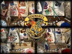Show Your Pride In Your Hogwarts House Wallpaper