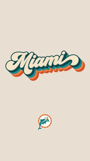 Show Your Pride With The Miami Dolphins Iphone Wallpaper
