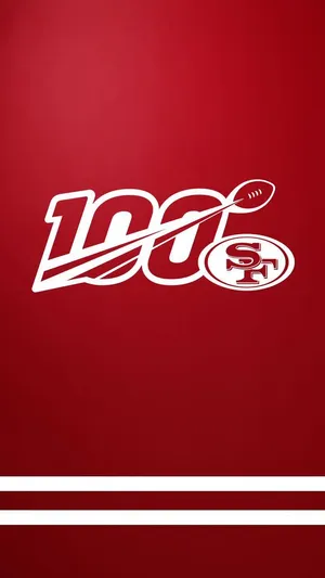 Show Your Spirit With The San Francisco 49ers Logo Wallpaper