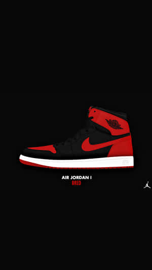 Show Your Style With These Statement Red Jordan Shoes. Wallpaper