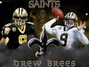Show Your Support For The New Orleans Saints Wallpaper