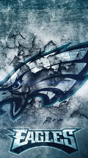 Show Your Support For Your Favorite Nfl Team With This Philadelphia Eagles Iphone Wallpaper Wallpaper