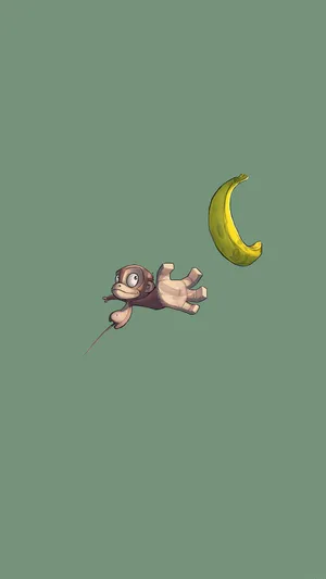Show Your Wild Side With This Dope Monkey Iphone Wallpaper Wallpaper