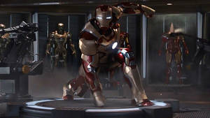 Showcasing The Iron Man Mark 3 Armor Wallpaper