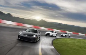 Showcasing The Sleek Lexus Lfa Supercar Wallpaper