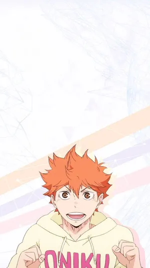 Shoyo Hinata In A Hoodie Wallpaper