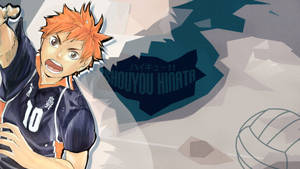 Shoyou Hinata Leading Karasuno With His Unrelenting Passion Wallpaper