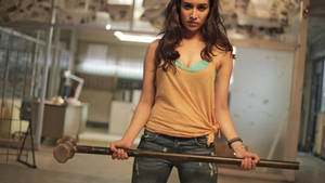 Shraddha Kapoor Fierce Scene Wallpaper