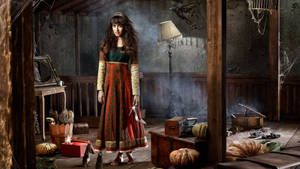 Shraddha Kapoor Halloween Art Wallpaper