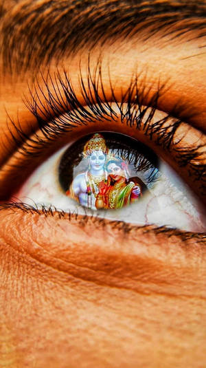 Shree Ram Eyeball Wallpaper