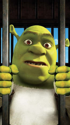 Shrek_ Behind_ Bars Wallpaper