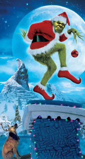 Shrek Christmas Moonlight Wallpaper