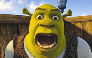 Shrek The Third Horrified Face Wallpaper