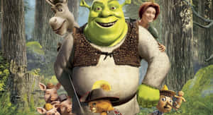 Shrekand Friends Forest Adventure Wallpaper