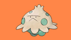 Shroomish Orange Background Wallpaper