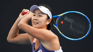 Shuai Peng Double-handed Grip Wallpaper