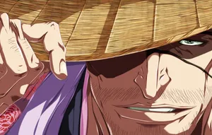 Shunsui Kyoraku - A Charismatic Soul Reaper Wallpaper