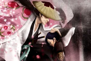 Shunsui Kyoraku, Captain Of The 8th Division Of The Gotei 13 Wallpaper