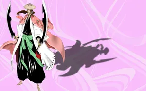 Shunsui Kyoraku – Commander Of Division 8 Of Gotei 13 Wallpaper