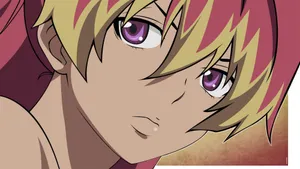 Shura Kirigakure, A Fierce Exorcist From The Blue Exorcist Series, Poised For Action. Wallpaper