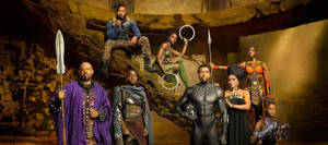 Shuri And Wakandans Photoshoot Wallpaper