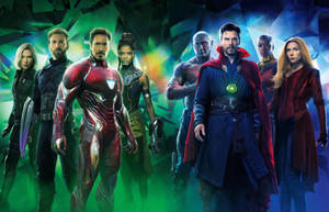 Shuri Avengers Green And Blue Wallpaper